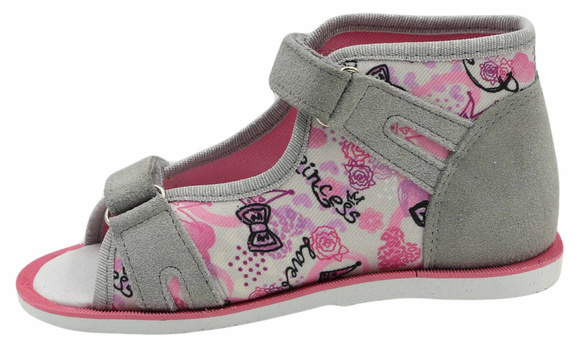 Kinder-Pantoffeln zur Vorsorge mit Klettverschluss
