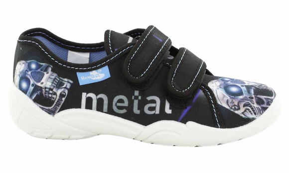 Kinder Hausschuhe Textilschuhe mit Klettverschluss