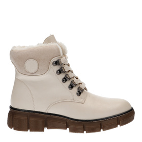 Damen Winterstiefel zum Schnüren mit Reißverschluss