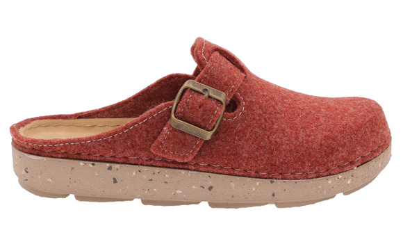 Damen Hausschuhe bequeme Hausschuhe Filz mit Schnalle