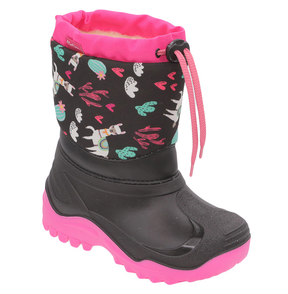 Kinder-Schneestiefel mit Alpaka-Manschette