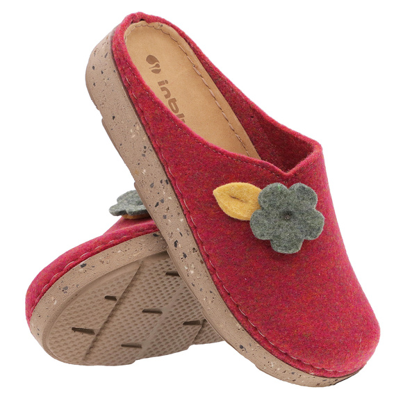 Damen Hausschuhe Filz Hausschuhe Blätter