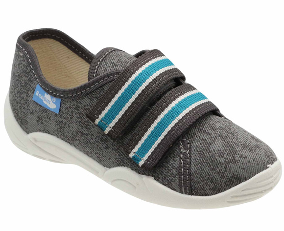 Kinder Hausschuhe Textilschuhe mit Klettverschluss