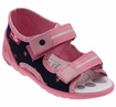 Kinder Textil Hausschuhe, Klettsandalen