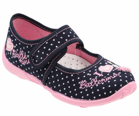 Kinder Hausschuhe Textilschuhe mit Klettverschluss