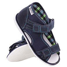 Kinder-Pantoffeln zur Vorsorge mit Klettverschluss