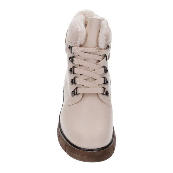 Damen Winterstiefel zum Schnüren mit Reißverschluss