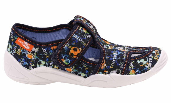 Kinder Hausschuhe Textilschuhe mit Klettverschluss