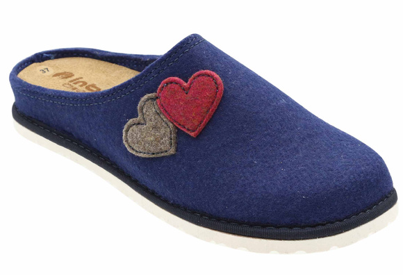 Damen Hausschuhe Hausschuhe Herzen Filz