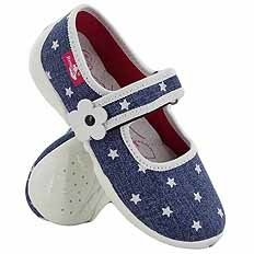 Kinder Hausschuhe Textilschuhe mit Klettverschluss