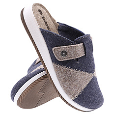Damen Hausschuhe warme Hausschuhe Filz Klettverschluss