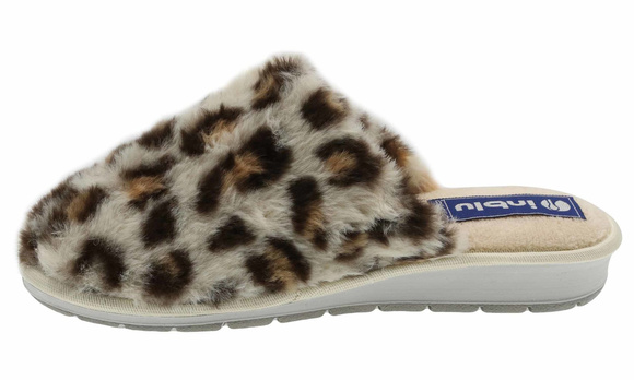 Damen Hausschuhe warme Hausschuhe Leopard Bow