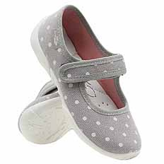 Kinder Hausschuhe Textilschuhe mit Klettverschluss