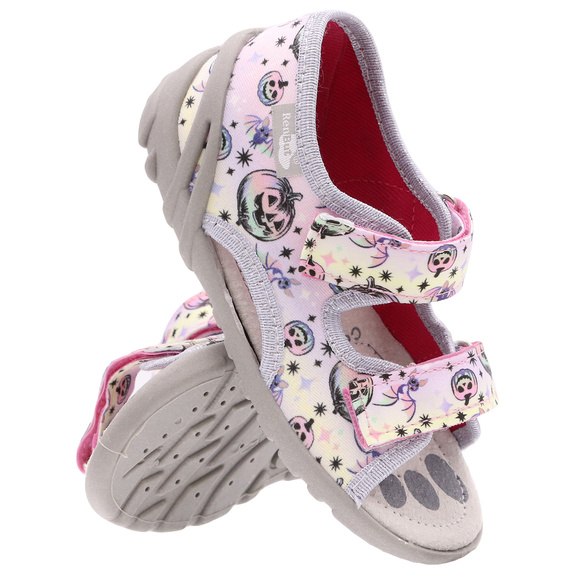 Kinder Textil Hausschuhe, Klettsandalen