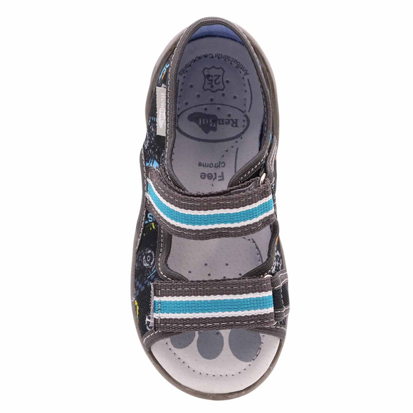Kinder Textil Hausschuhe, Klettsandalen