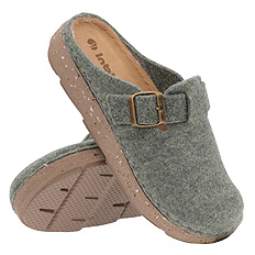 Damen Hausschuhe bequeme Hausschuhe Filz mit Schnalle