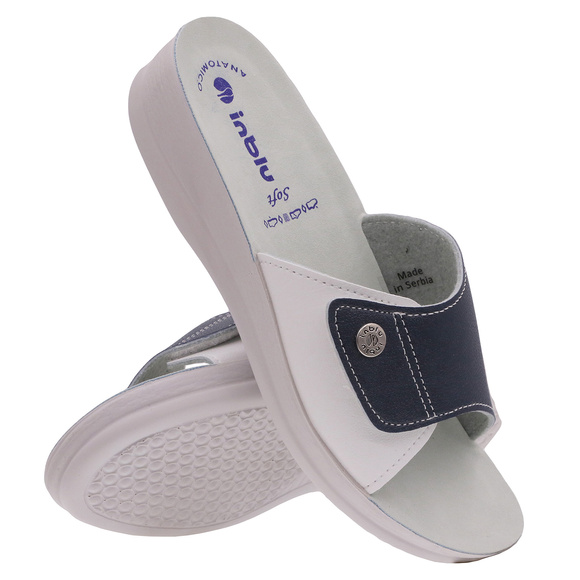 Medizinische Damen-Flip-Flops ohne Zehen, mit Klettverschluss