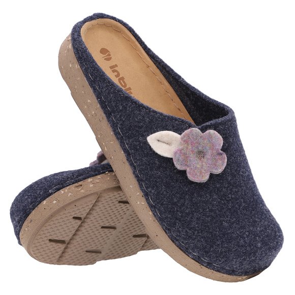 Damen Hausschuhe Filz Hausschuhe Blätter