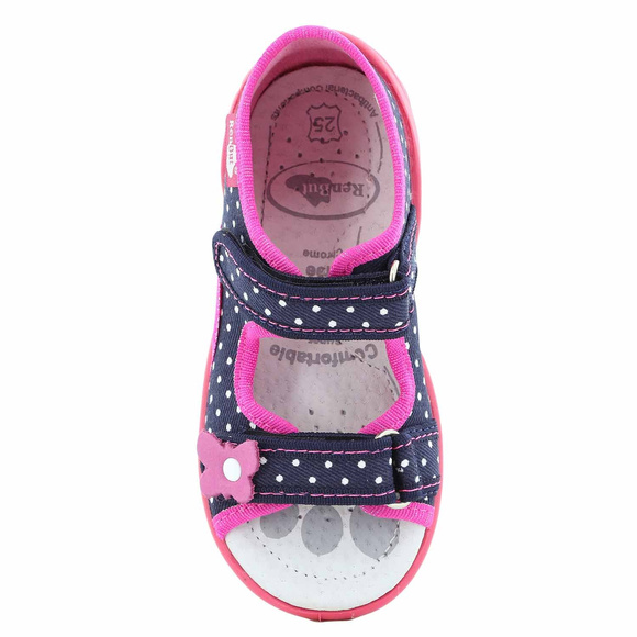 Kinder Textil Hausschuhe, Klettsandalen