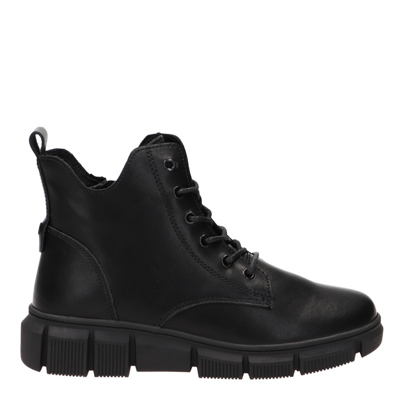 Damen Winterstiefel zum Schnüren mit Reißverschluss