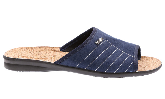 Offene Hausschuhe für Herren mit niedrigem Absatz