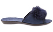 Hausschuhe Damen niedrig Pompon Hausschuhe