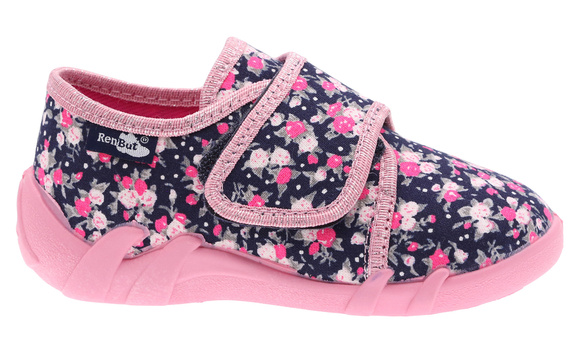 Kinder Hausschuhe Textilschuhe mit Klettverschluss