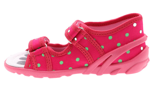 Kinder Textil Hausschuhe, Klettsandalen