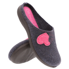 Damen Hausschuhe Hausschuhe Herzen Filz