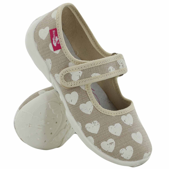 Kinder Hausschuhe Textilschuhe mit Klettverschluss