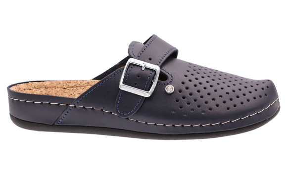 Damen-Hygienepantoffeln mit Stopper und Schnalle