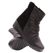Damen Winterschuhe Stiefeletten mit Reißverschluss