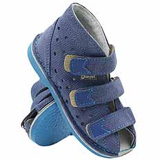 Kinder-Schutzpantoffeln mit Thomas-Absatz mit Klettverschluss