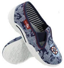 Kinderhausschuhe Textilschuhe mit Gummizug