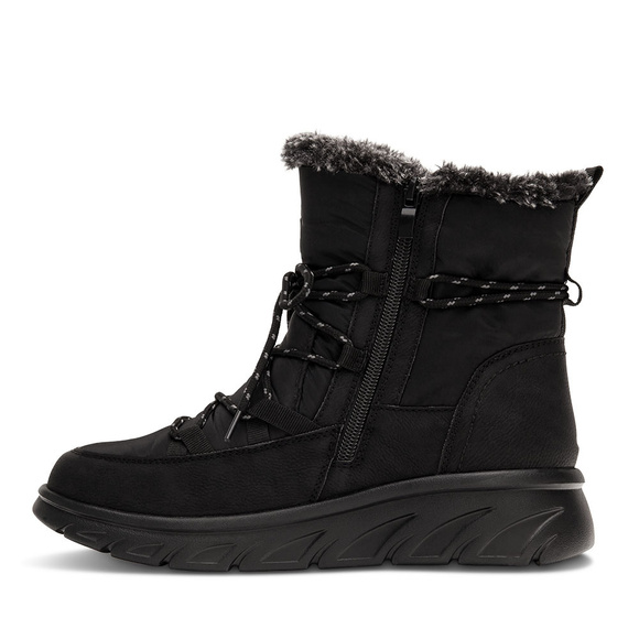 Damen Winterschneestiefel zum Schnüren mit Reißverschluss