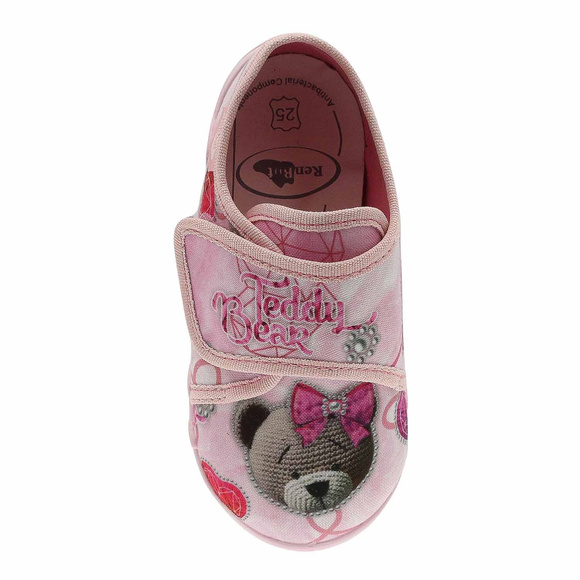 Kinder Hausschuhe Textilschuhe mit Klettverschluss