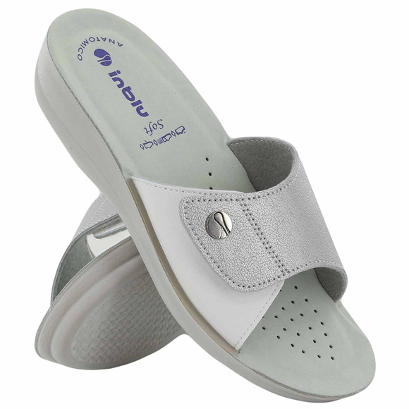 Medizinische Damen-Flip-Flops ohne Zehen, mit Klettverschluss