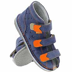 Kinder-Schutzpantoffeln mit Thomas-Absatz mit Klettverschluss