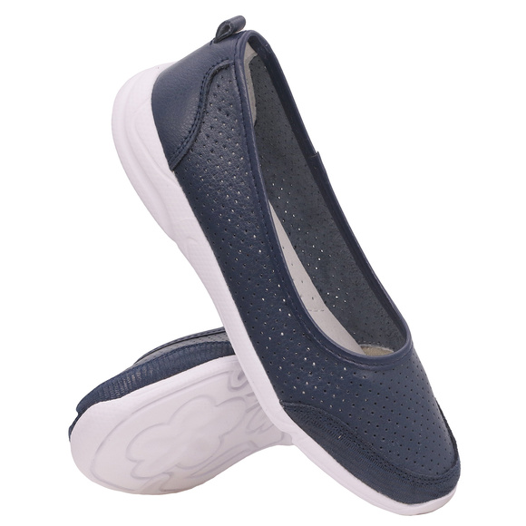 Damenschuhe durchbrochene Ballerinas