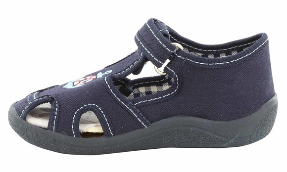 Kinder Hausschuhe Textilschuhe mit Klettverschluss