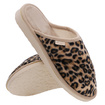 Damen Pantoffeln Hausschuhe Leopardenmuster