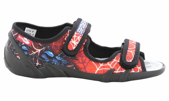 Kinder Textil Hausschuhe Sandalen mit Klettverschluss