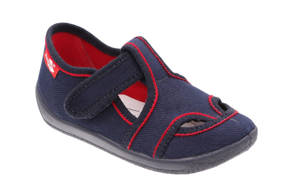 Kinder Hausschuhe Textilschuhe mit Klettverschluss