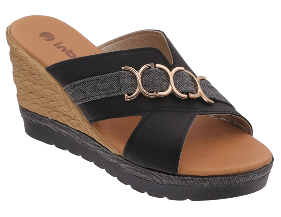 Damen-Flip-Flops mit Keilabsatz