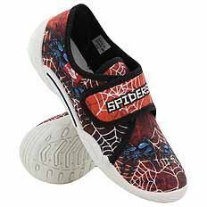 Kinder-Textilhausschuhe mit Klettverschluss