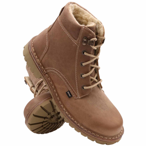 Isolierte Trapperstiefel für Herren im Winter