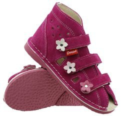 Kinder-Schutzpantoffeln mit Thomas-Absatz mit Klettverschluss