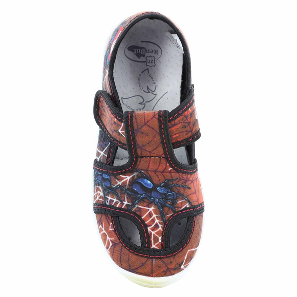 Kinder Hausschuhe Textilschuhe mit Klettverschluss