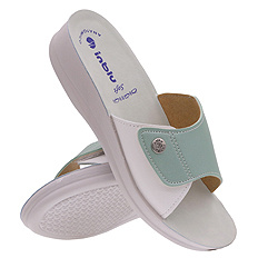 Medizinische Damen-Flip-Flops ohne Zehen, mit Klettverschluss