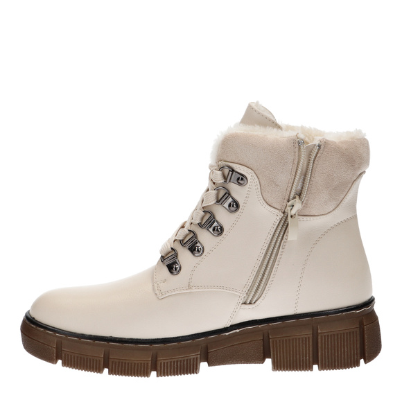 Damen Winterstiefel zum Schnüren mit Reißverschluss